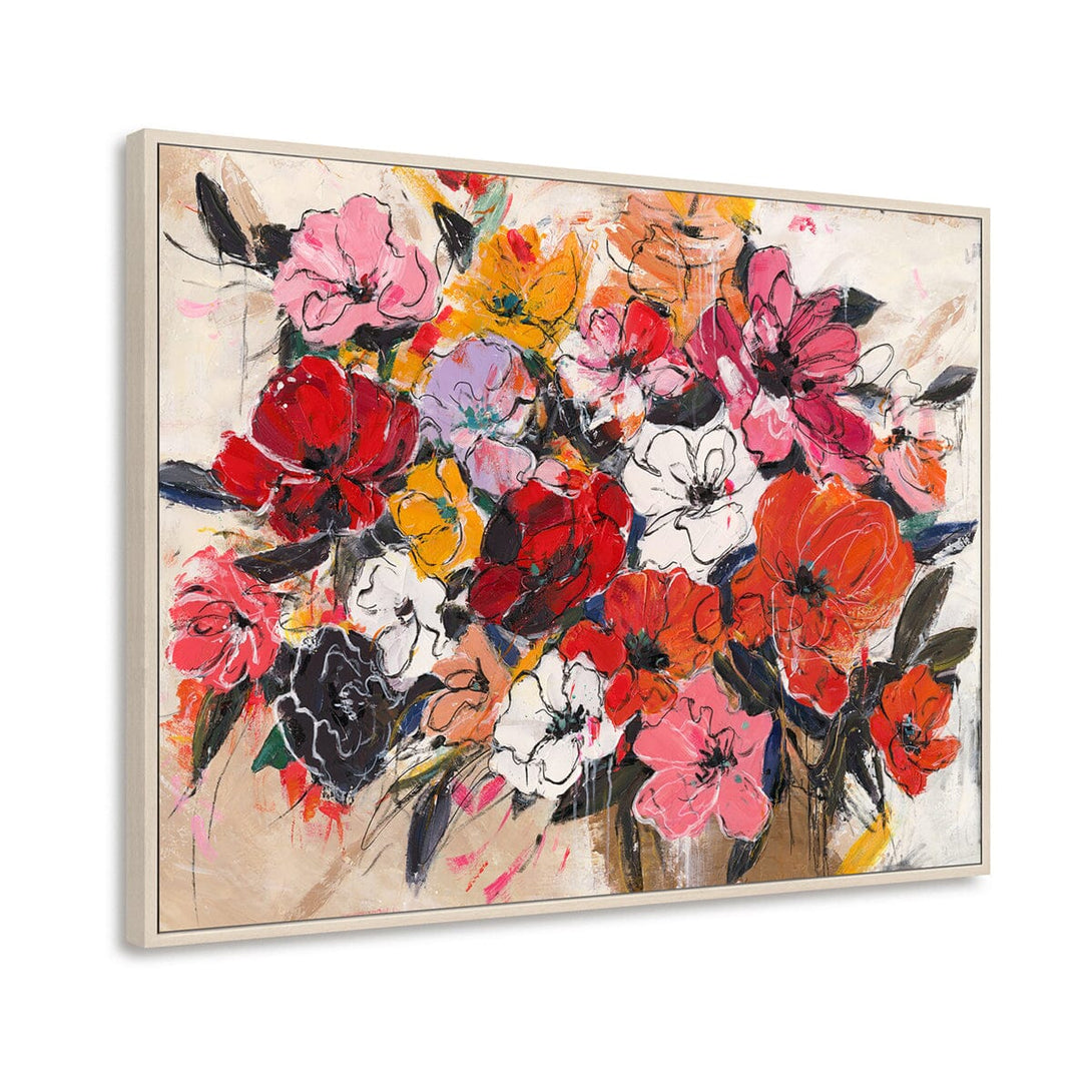 Passionate Blooms - Abstract Floral#P4658 Painting artwepaint 