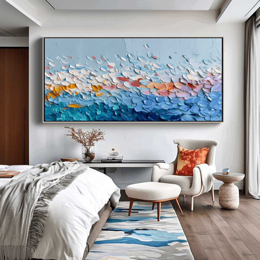 Pastel Waves – Abstract Ocean Painting #48 Painting artwepaint 
