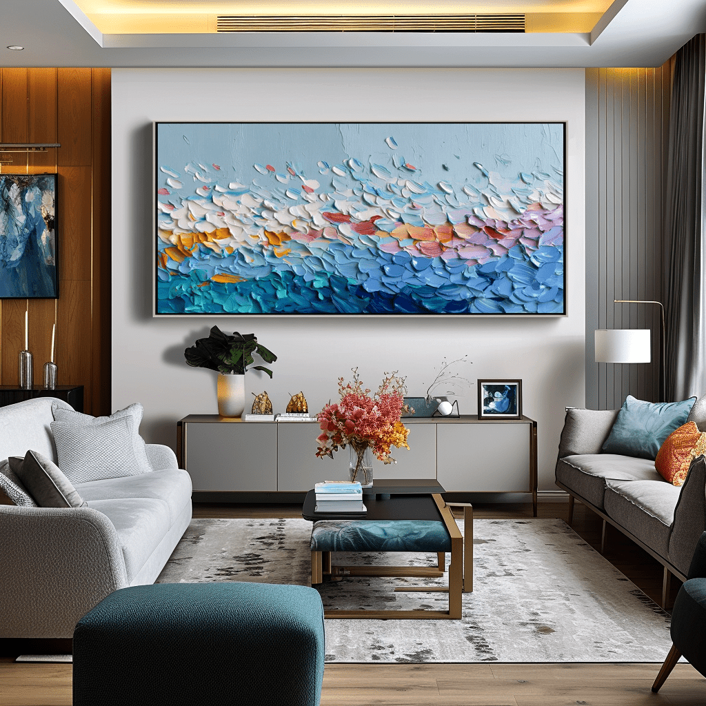Pastel Waves – Abstract Ocean Painting #48 Painting artwepaint 