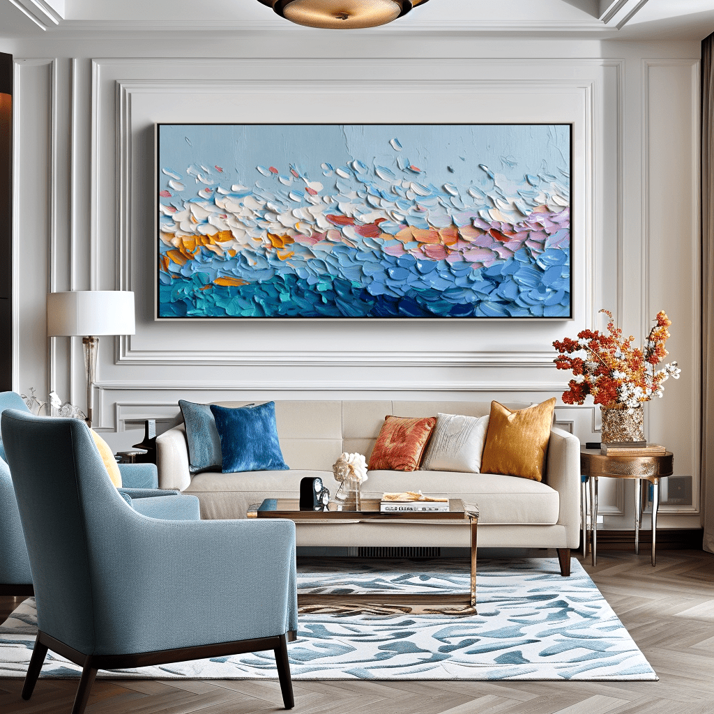 Pastel Waves – Abstract Ocean Painting #48 Painting artwepaint 