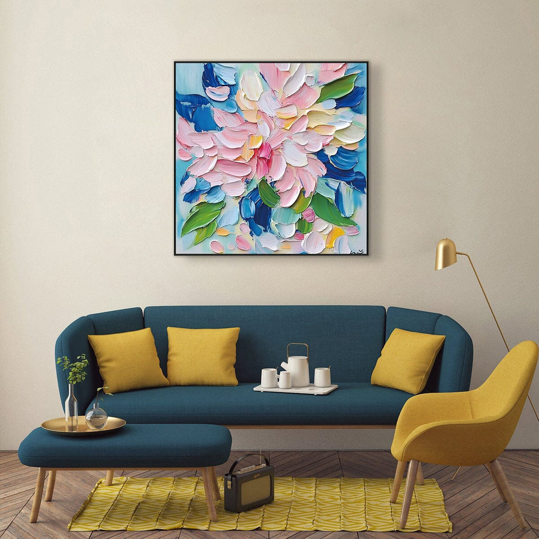 Petal Dance - Colorful Abstract Floral Painting #RCH8(114) Painting artwepaint 