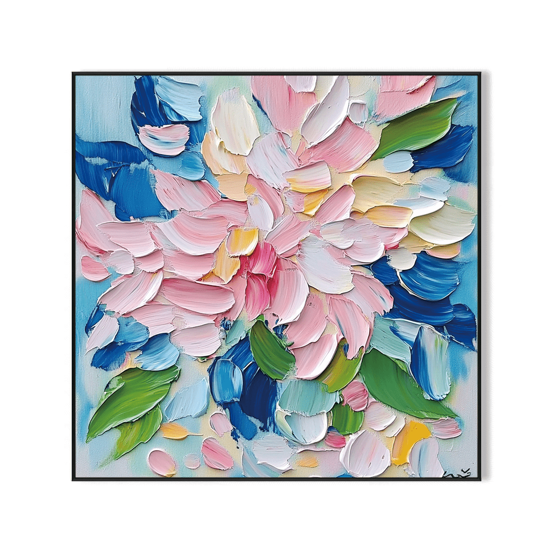 Petal Dance - Colorful Abstract Floral Painting #RCH8(114) Painting artwepaint 