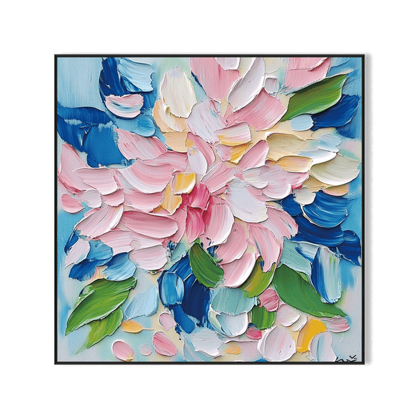 Petal Dance - Colorful Abstract Floral Painting #RCH8(114) Painting artwepaint 