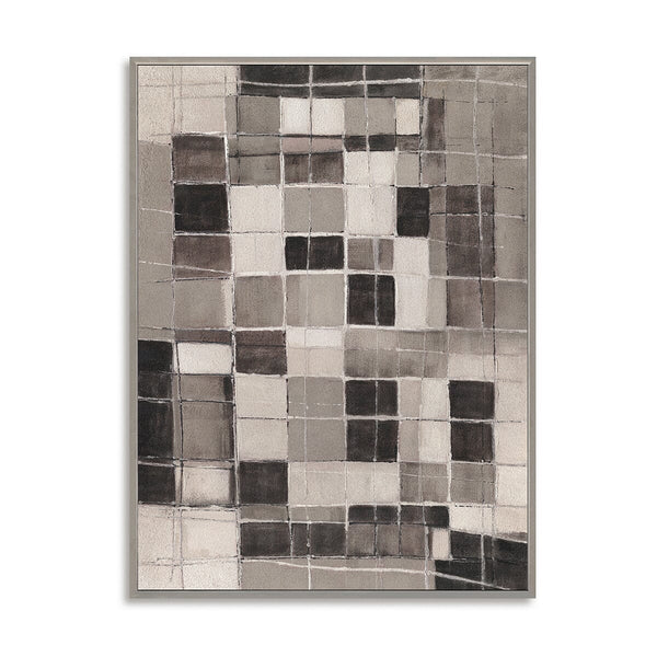Pixel Grid-Neutral Abstract Painting #P4507 Painting artwepaint 
