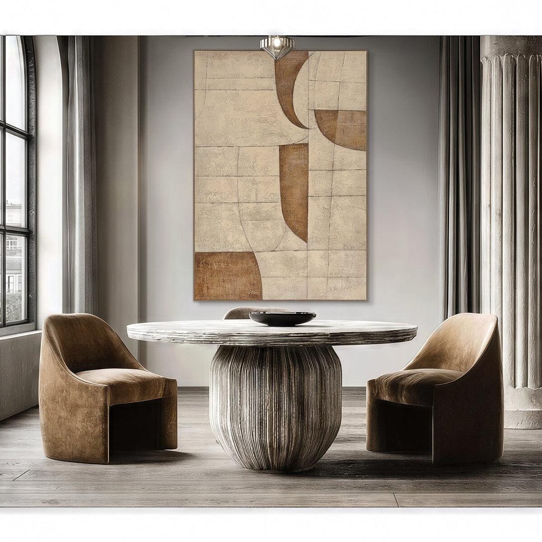 Poem of Curves - Geometric Texture Art #R2547 Painting artwepaint 