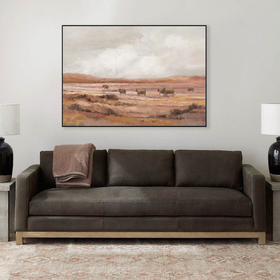 Prairie Horizon - Grazing Herd Painting#L4541 Painting artwepaint 