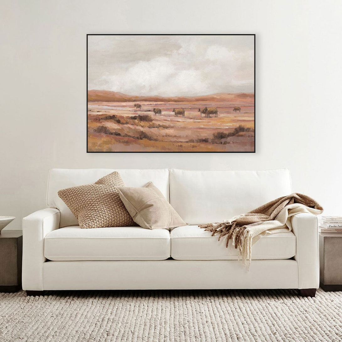 Prairie Horizon - Grazing Herd Painting#L4541 Painting artwepaint 