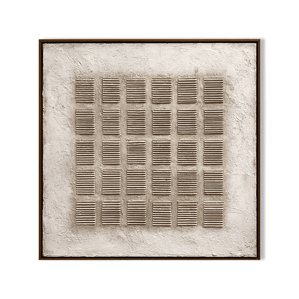 Quiet Matrix – Neutral Bas-Relief Painting #awp91 Painting artwepaint 