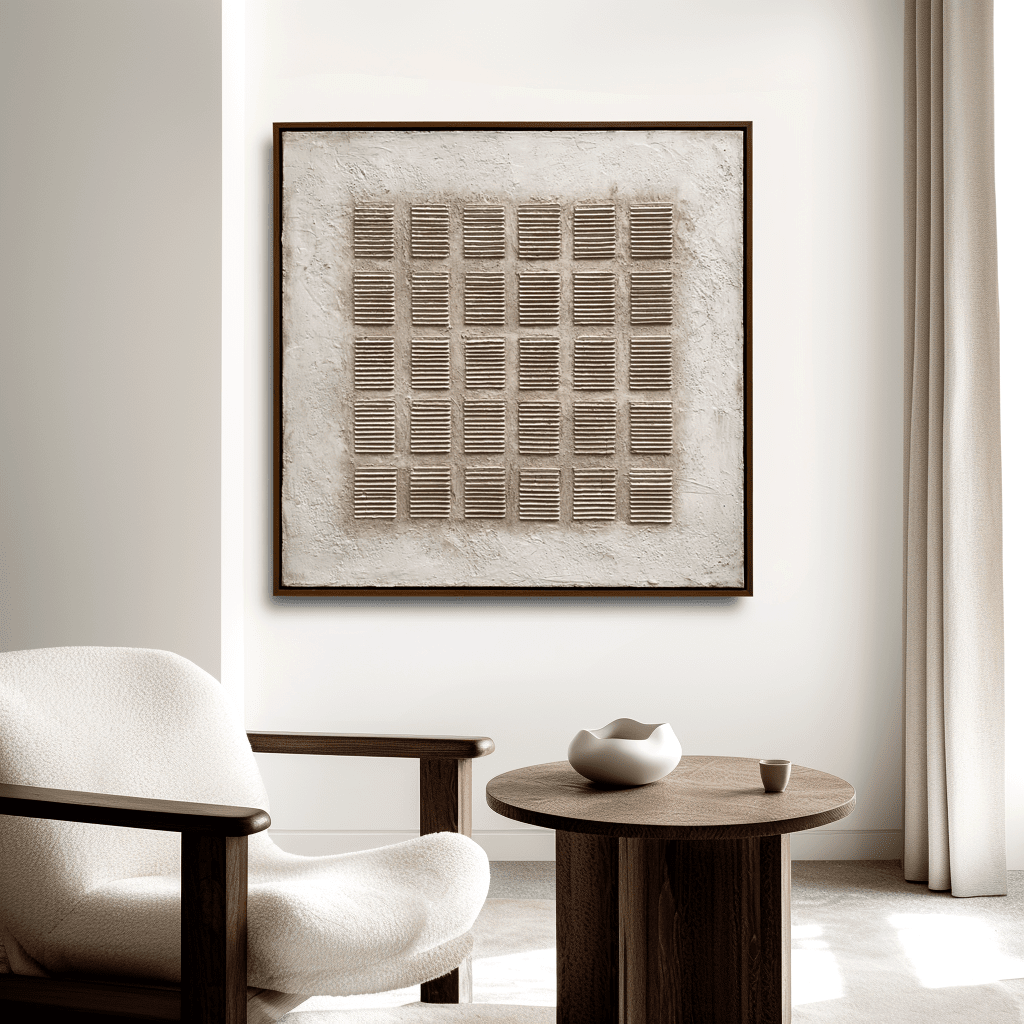 Quiet Matrix – Neutral Bas-Relief Painting #awp91 Painting artwepaint 