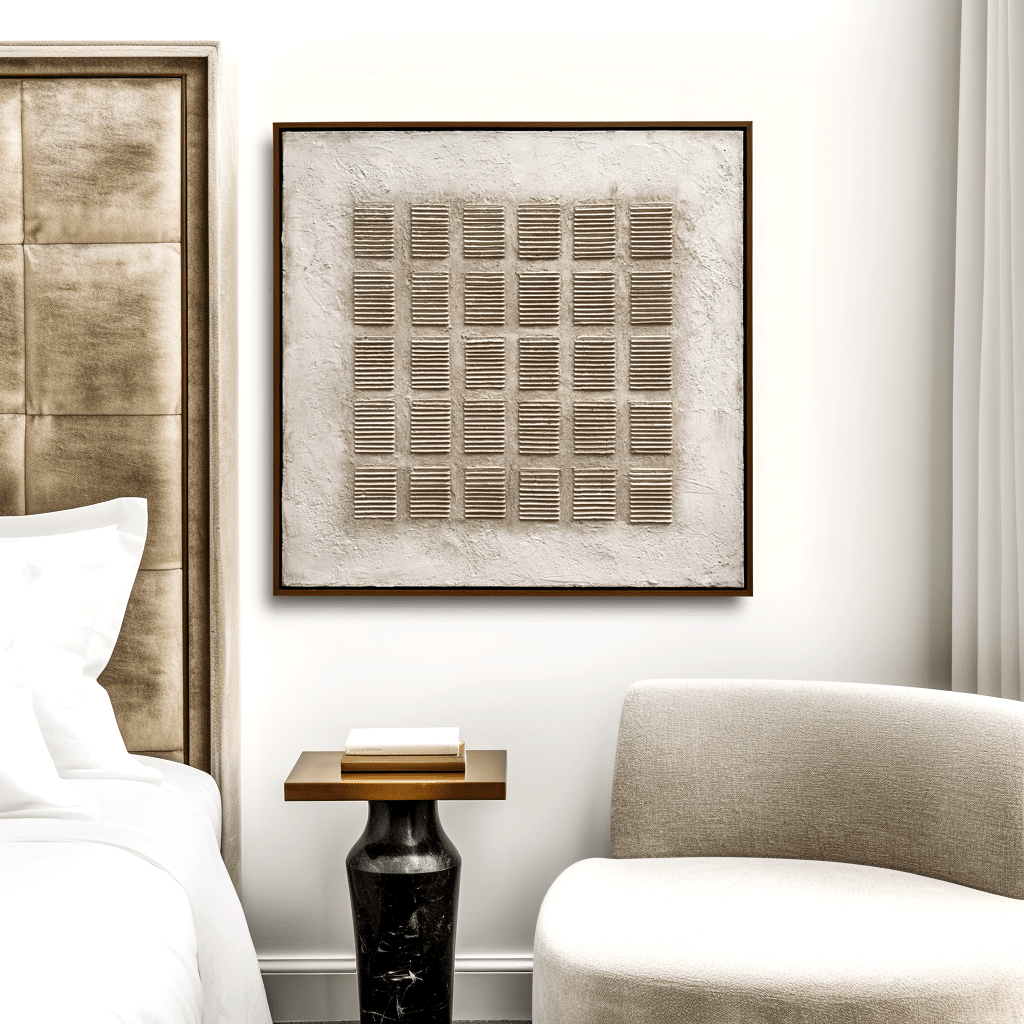 Quiet Matrix – Neutral Bas-Relief Painting #awp91 Painting artwepaint 