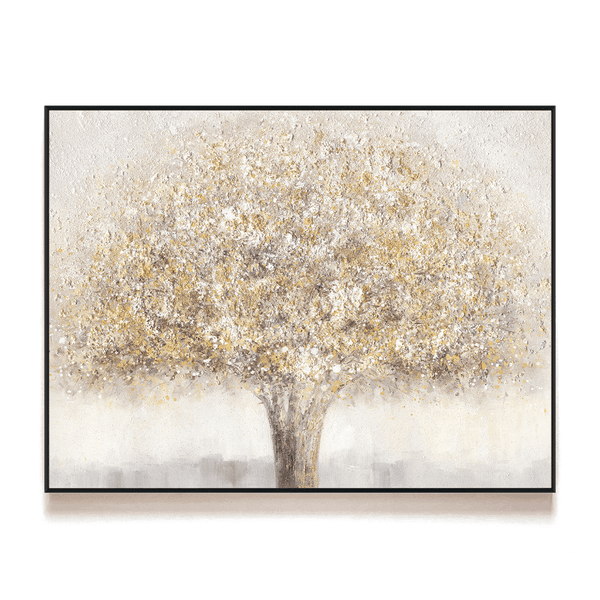 Radiant Aura - Abstract Golden Tree#L4545 Painting artwepaint 