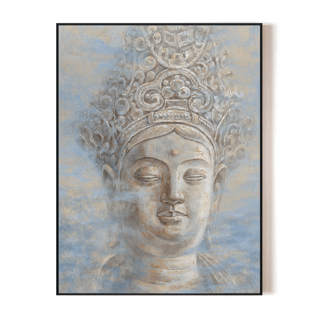Radiant Aura - Buddha Gold Leaf Glitter Painting #K5090 Painting artwepaint 