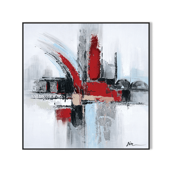 Red Arc - Modern Abstract Painting #H7532 Painting artwepaint 