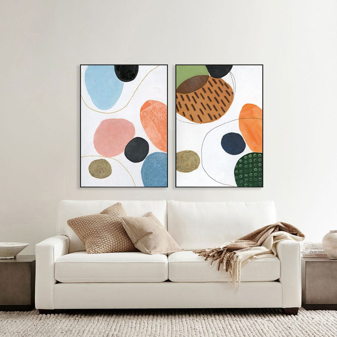 Rhythmic Symphony - Geometric Abstract Art #J1502 Painting artwepaint 