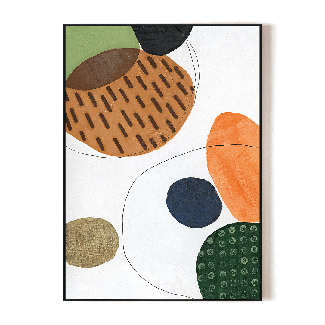 Rhythmic Symphony - Geometric Abstract Art #J1502 Painting artwepaint 