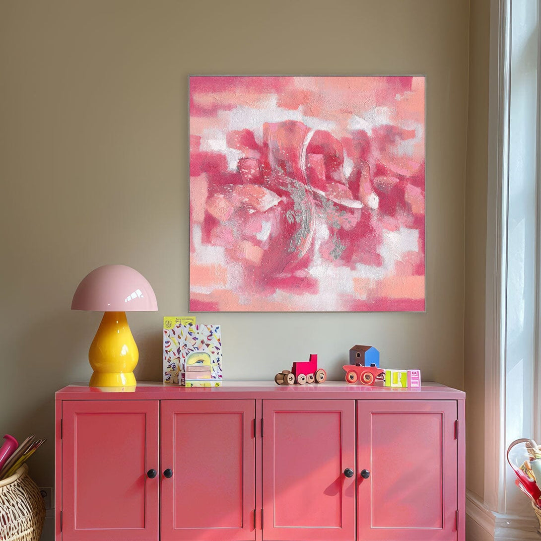 Rose Mist - Warm Textured Abstract Painting #J5117 Painting artwepaint 