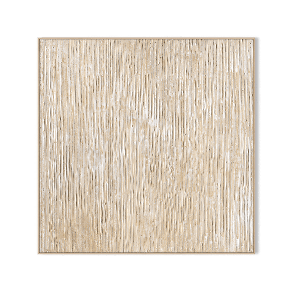 Sand Echo - Beige Vertical Texture Painting #J4112 Painting artwepaint 
