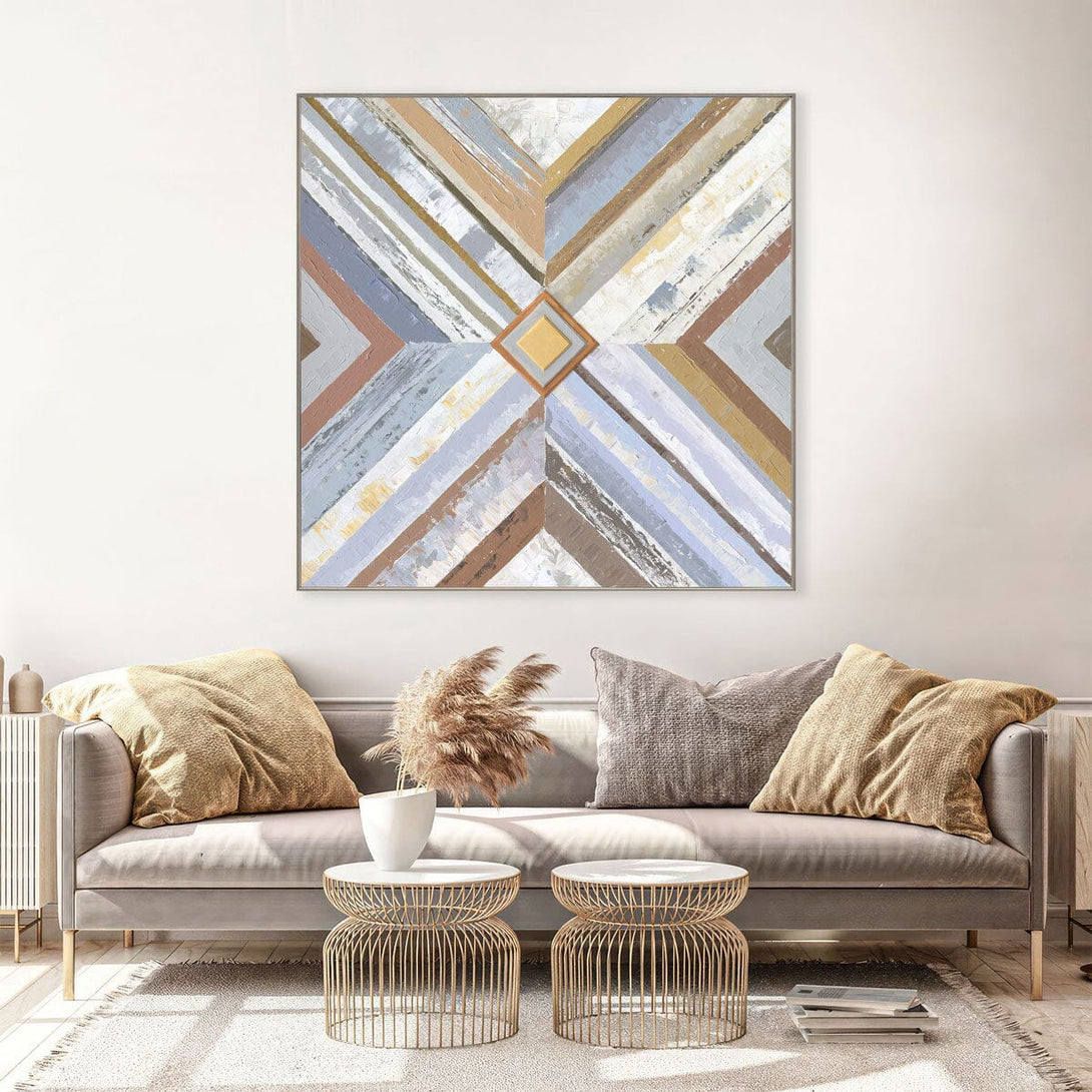 Sands of Harmony - Abstract Geometric Art #J1533 Painting artwepaint 