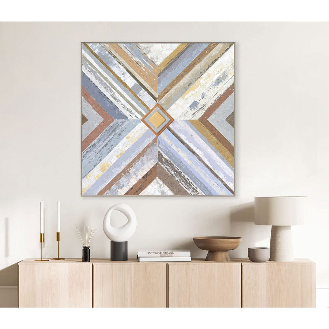 Sands of Harmony - Abstract Geometric Art #J1533 Painting artwepaint 