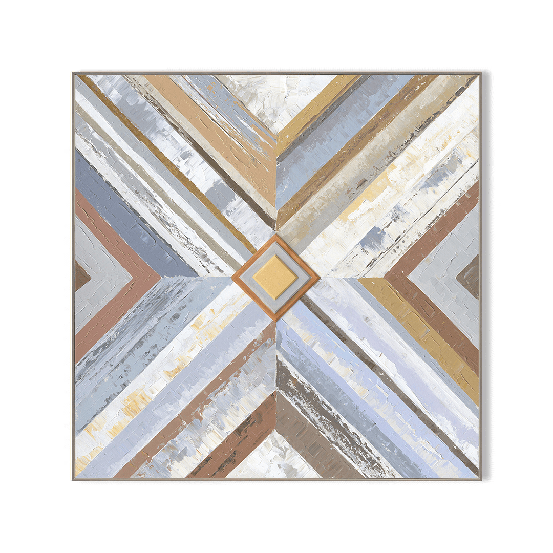 Sands of Harmony - Abstract Geometric Art #J1533 Painting artwepaint 
