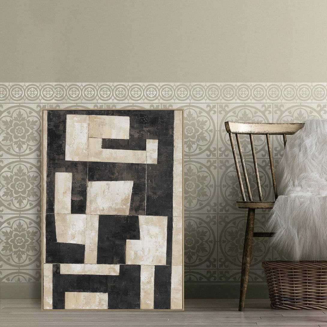 Sandstone Blocks - Geometric Abstract Painting#P2667 Painting artwepaint 