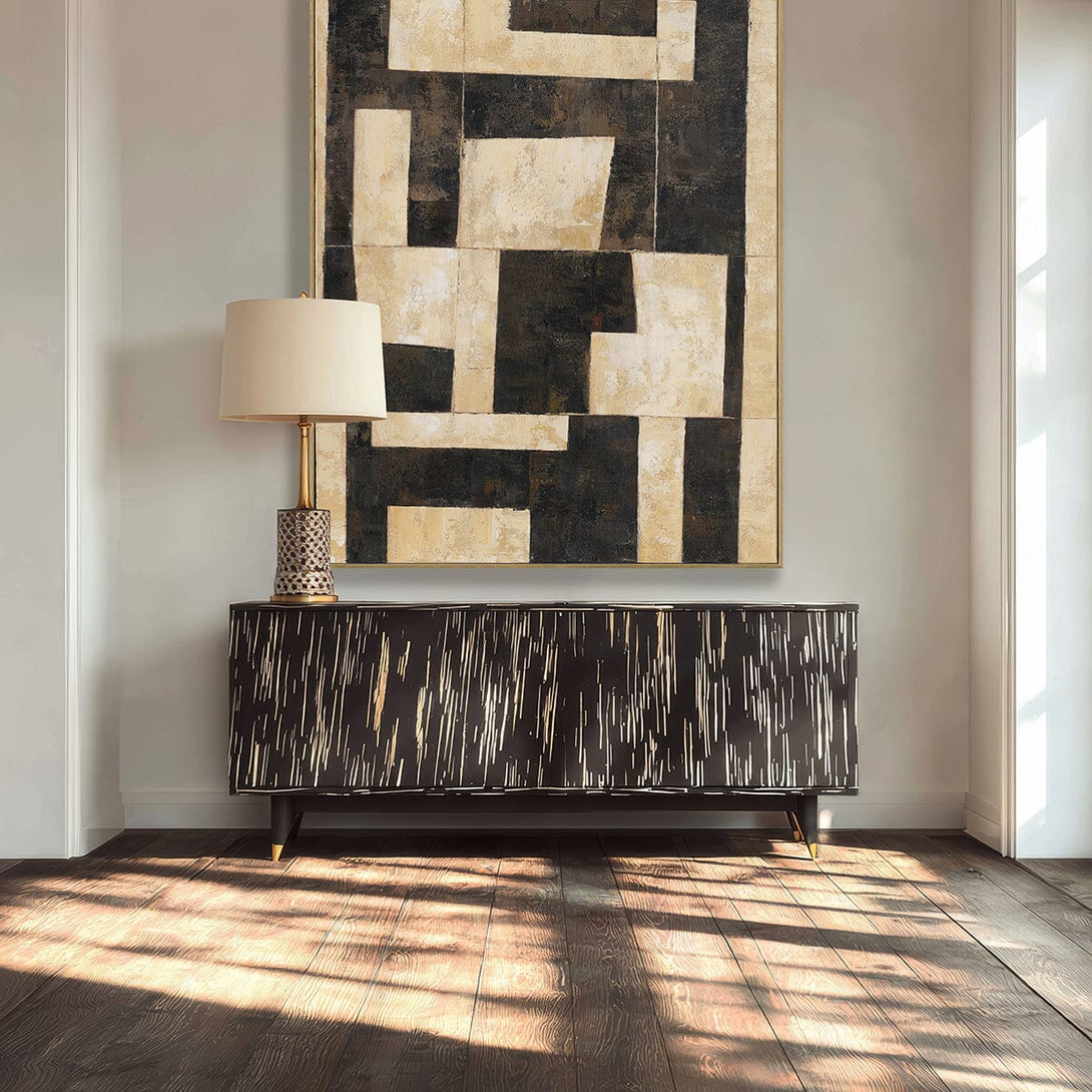 Sandstone Blocks - Geometric Abstract Painting#P2667 Painting artwepaint 