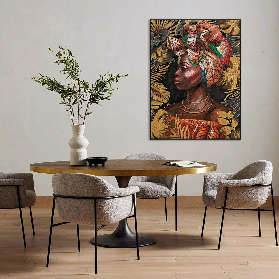 Savanna Gold - Headwrap Profile#L0049 Painting artwepaint 