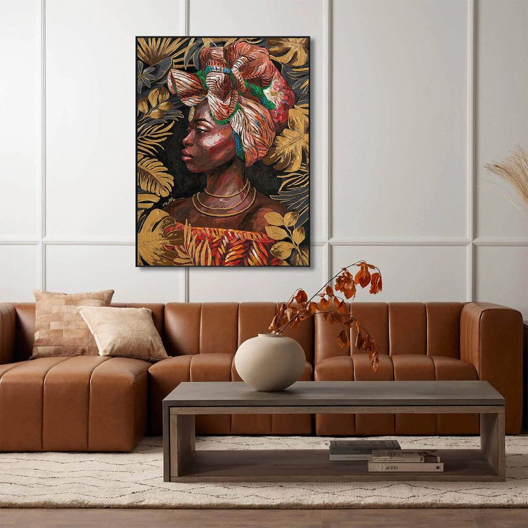 Savanna Gold - Headwrap Profile#L0049 Painting artwepaint 