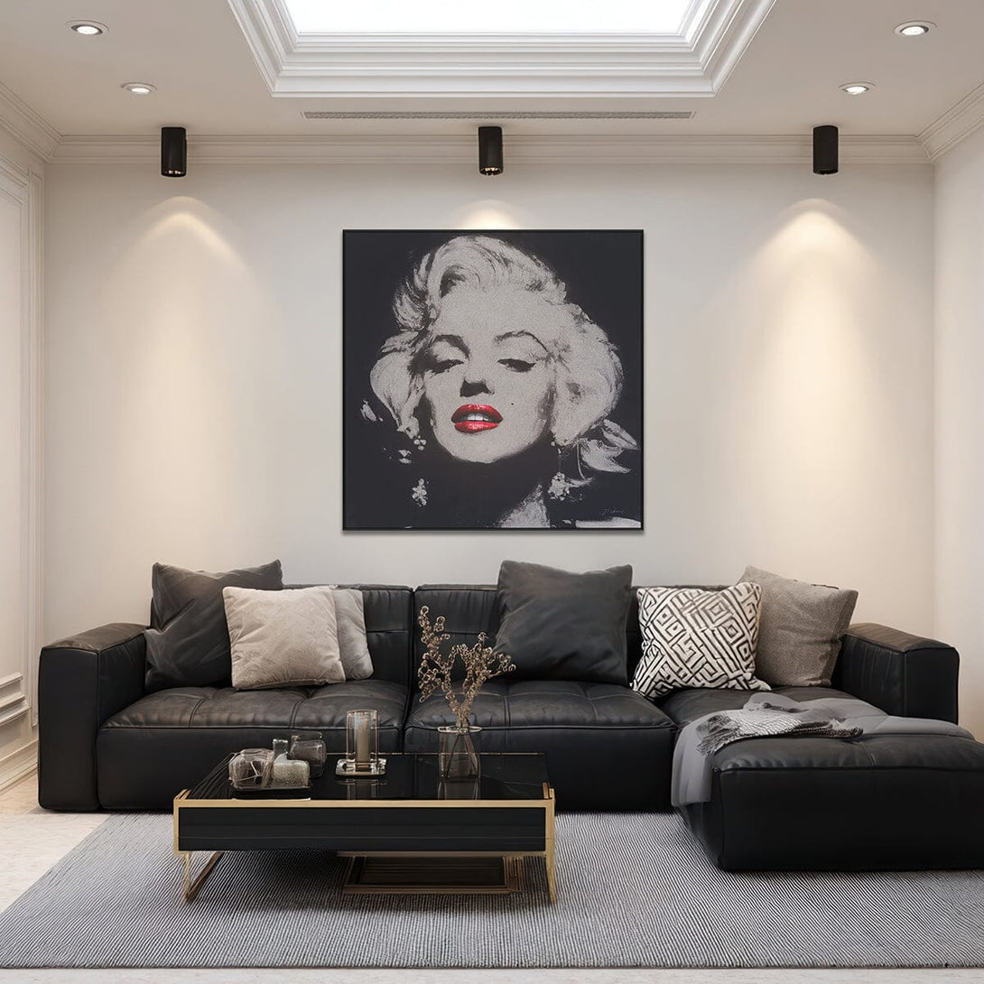 Scarlet Lips - Marilyn Portrait #M5905 Painting artwepaint 