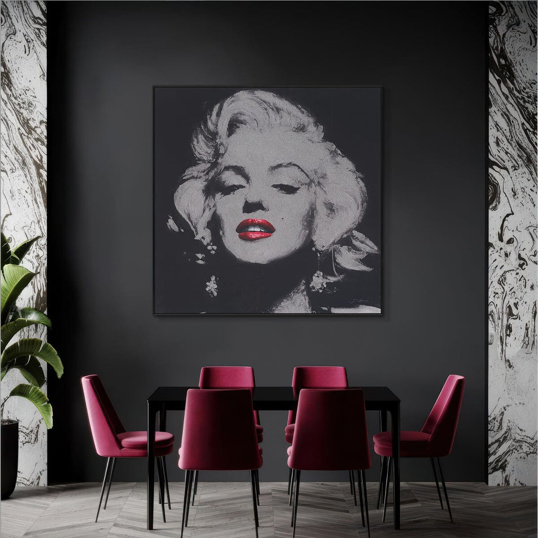 Scarlet Lips - Marilyn Portrait #M5905 Painting artwepaint 