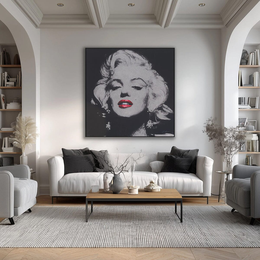 Scarlet Lips - Marilyn Portrait #M5905 Painting artwepaint 