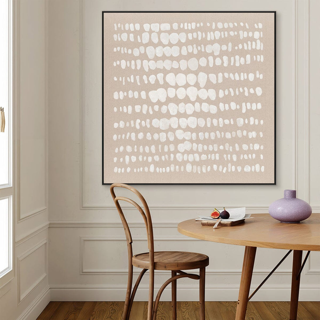 Sequence of Light - White Dot Abstract Painting#L6054 Painting artwepaint 