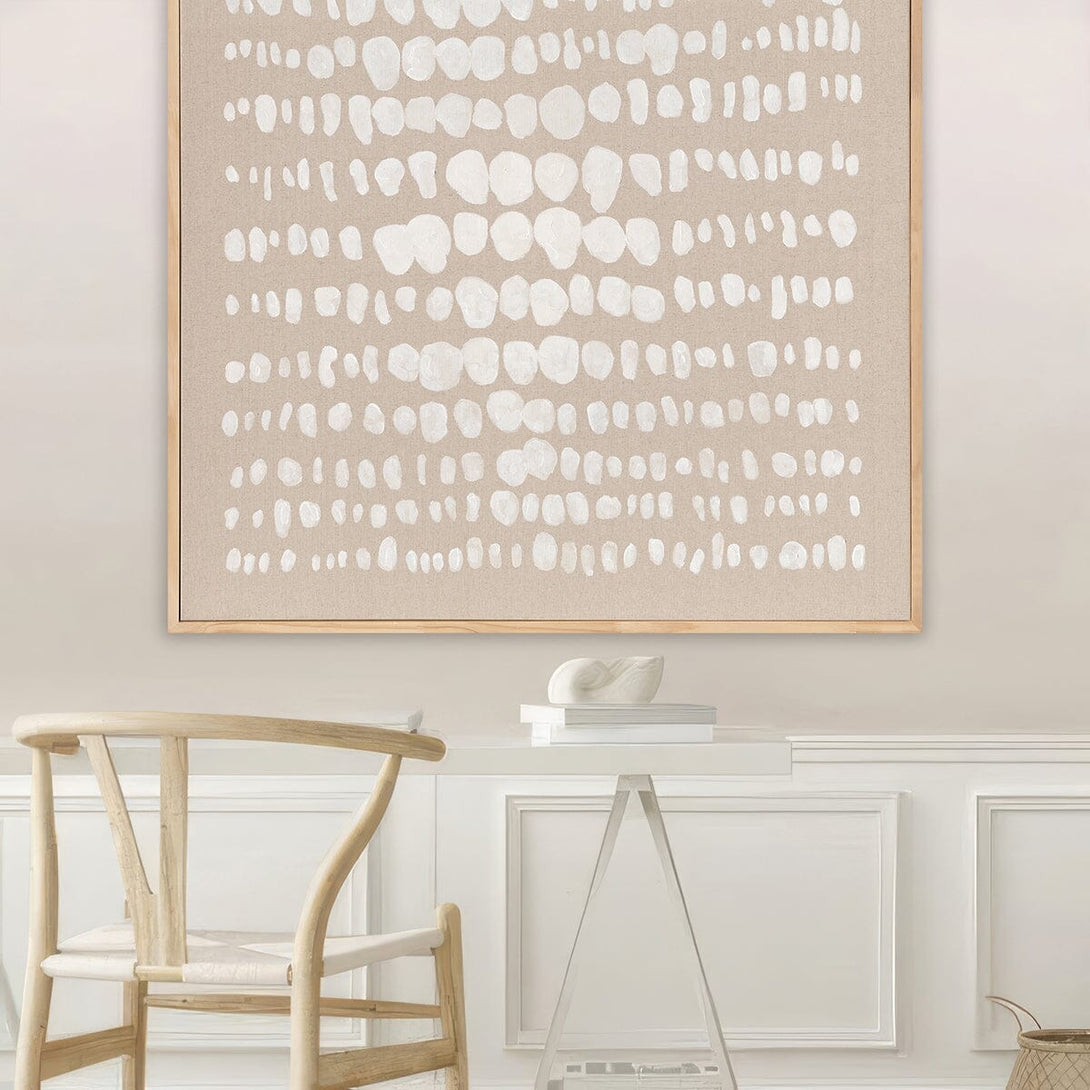 Sequence of Light - White Dot Abstract Painting#L6054 Painting artwepaint 