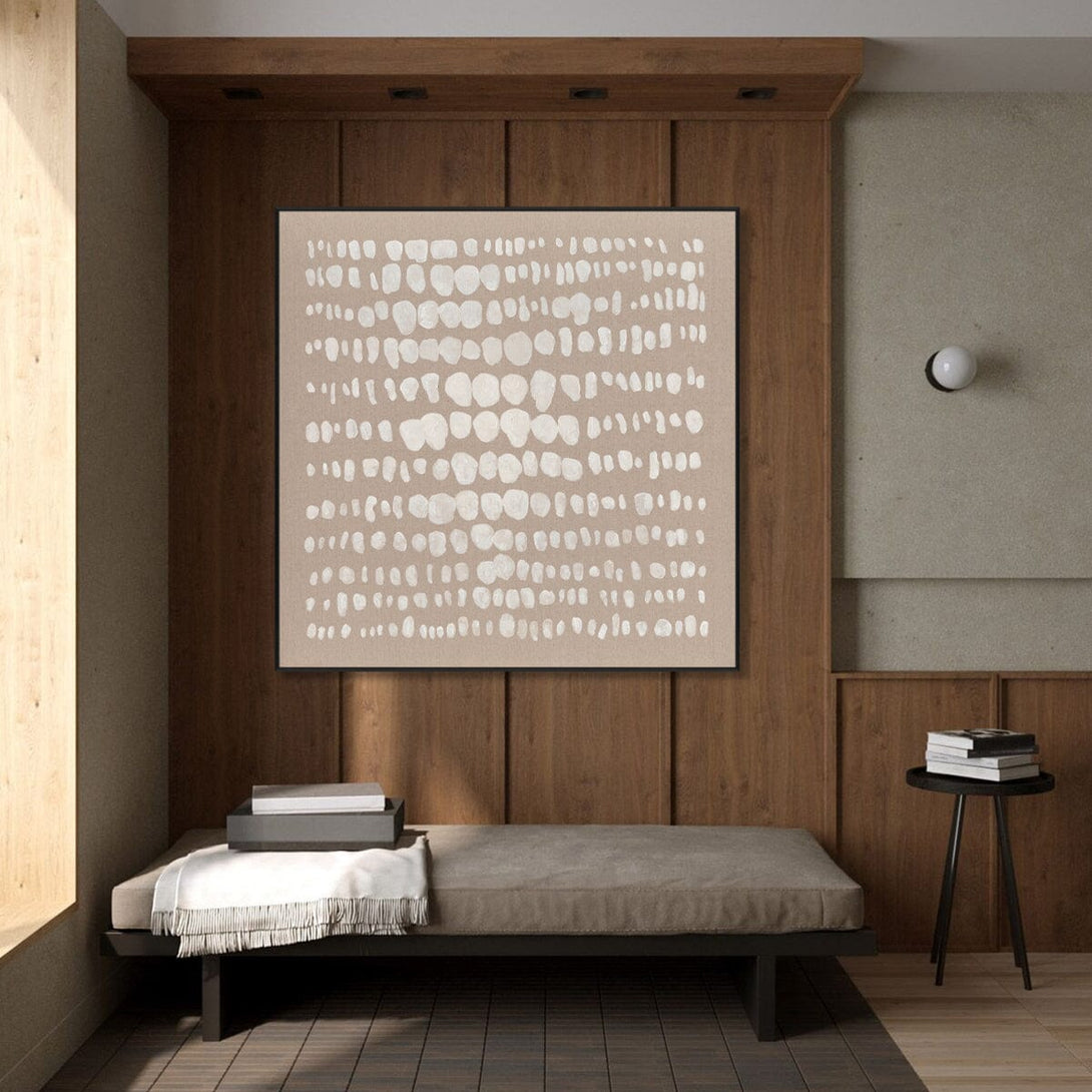 Sequence of Light - White Dot Abstract Painting#L6054 Painting artwepaint 