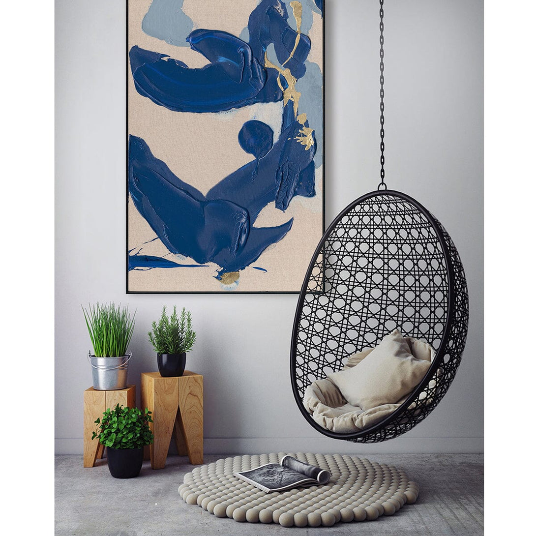 Serenity in Blue - Textured Abstract #P5550 Painting artwepaint 