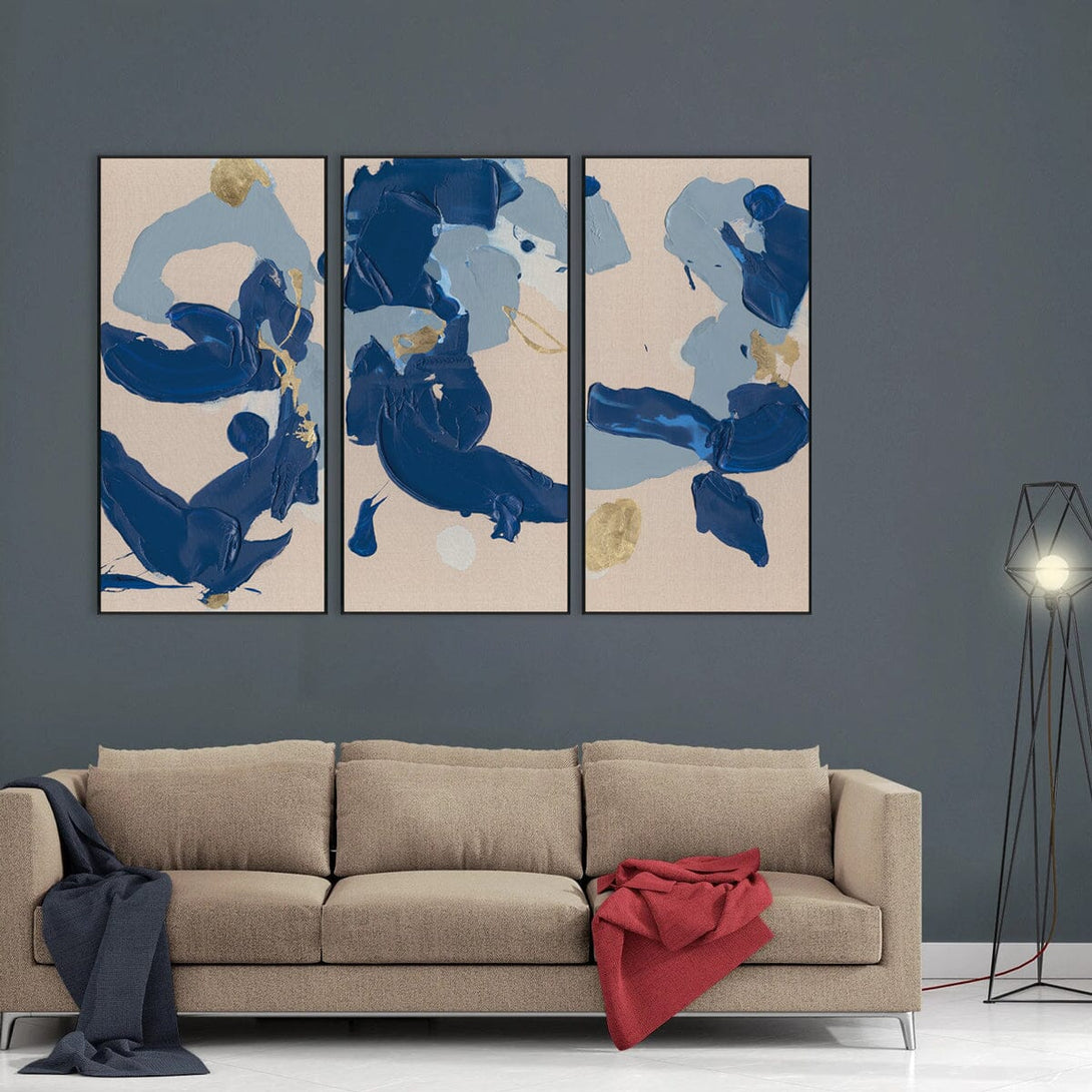 Serenity in Blue - Textured Abstract #P5550 Painting artwepaint 