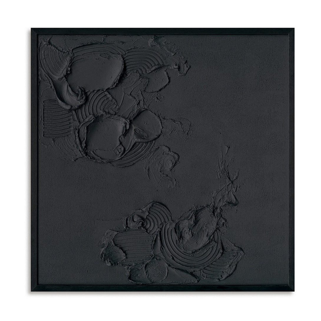 Shadow Flow-Relief Black Abstract Painting #M2706 Painting artwepaint 