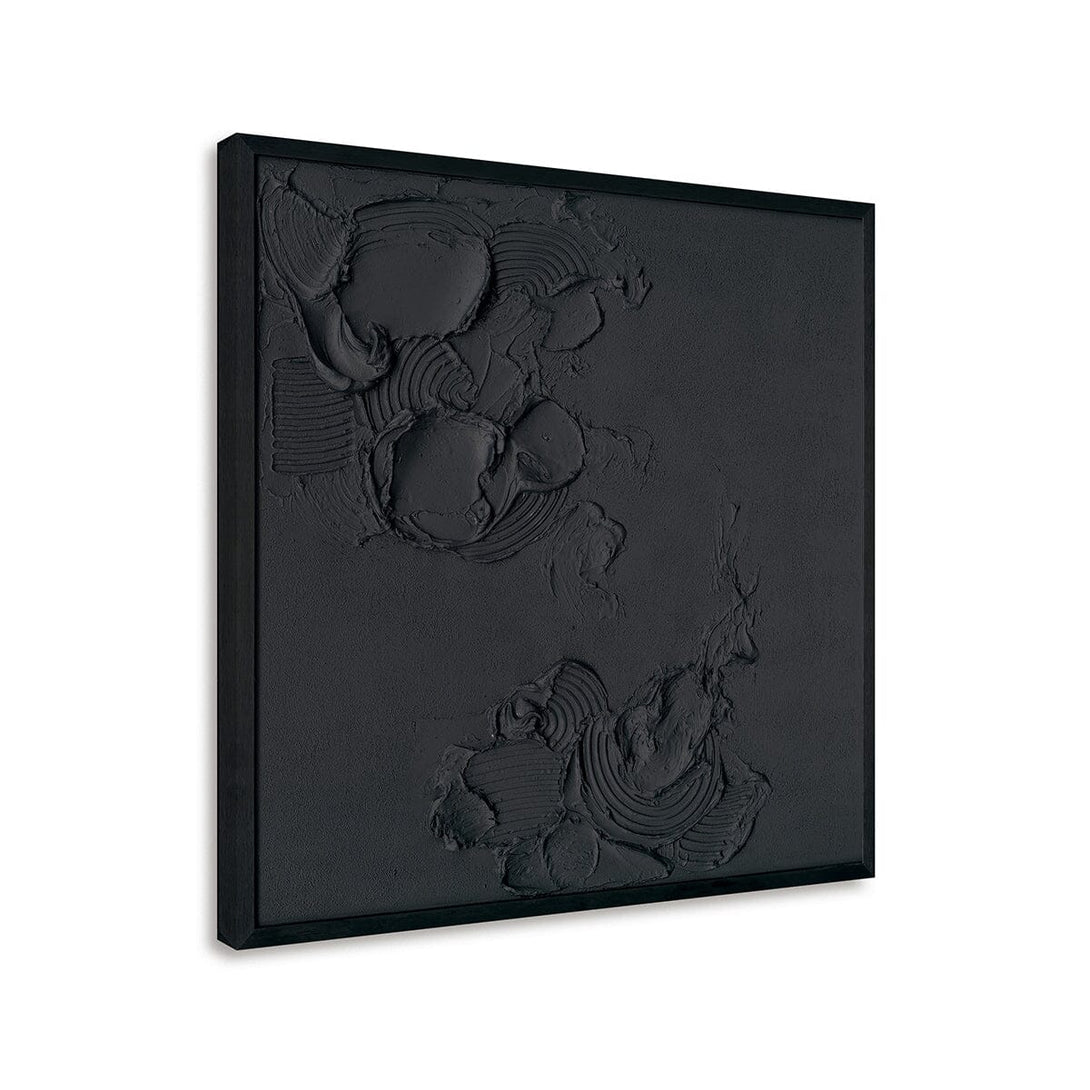 Shadow Flow-Relief Black Abstract Painting #M2706 Painting artwepaint 