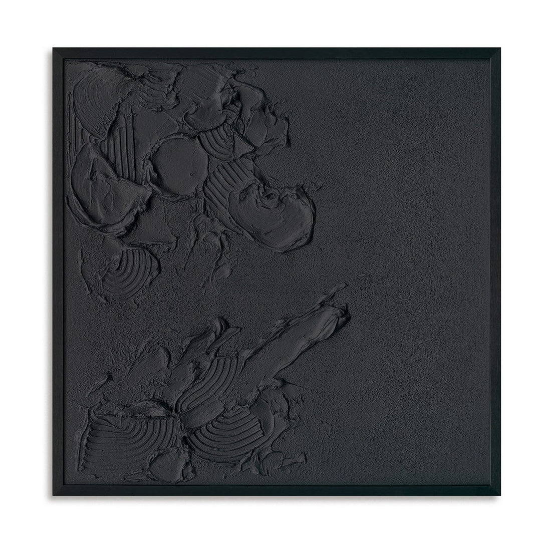 Shadow Grain-Relief Black Abstract Painting #M2705 Painting artwepaint 