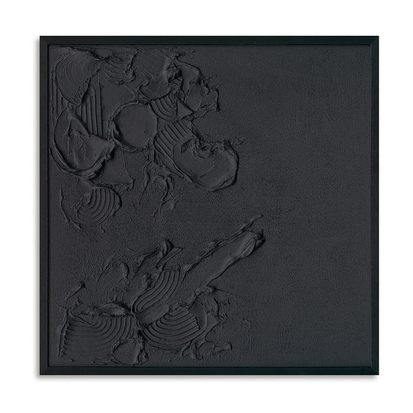 Shadow Grain-Relief Black Abstract Painting #M2705 Painting artwepaint 