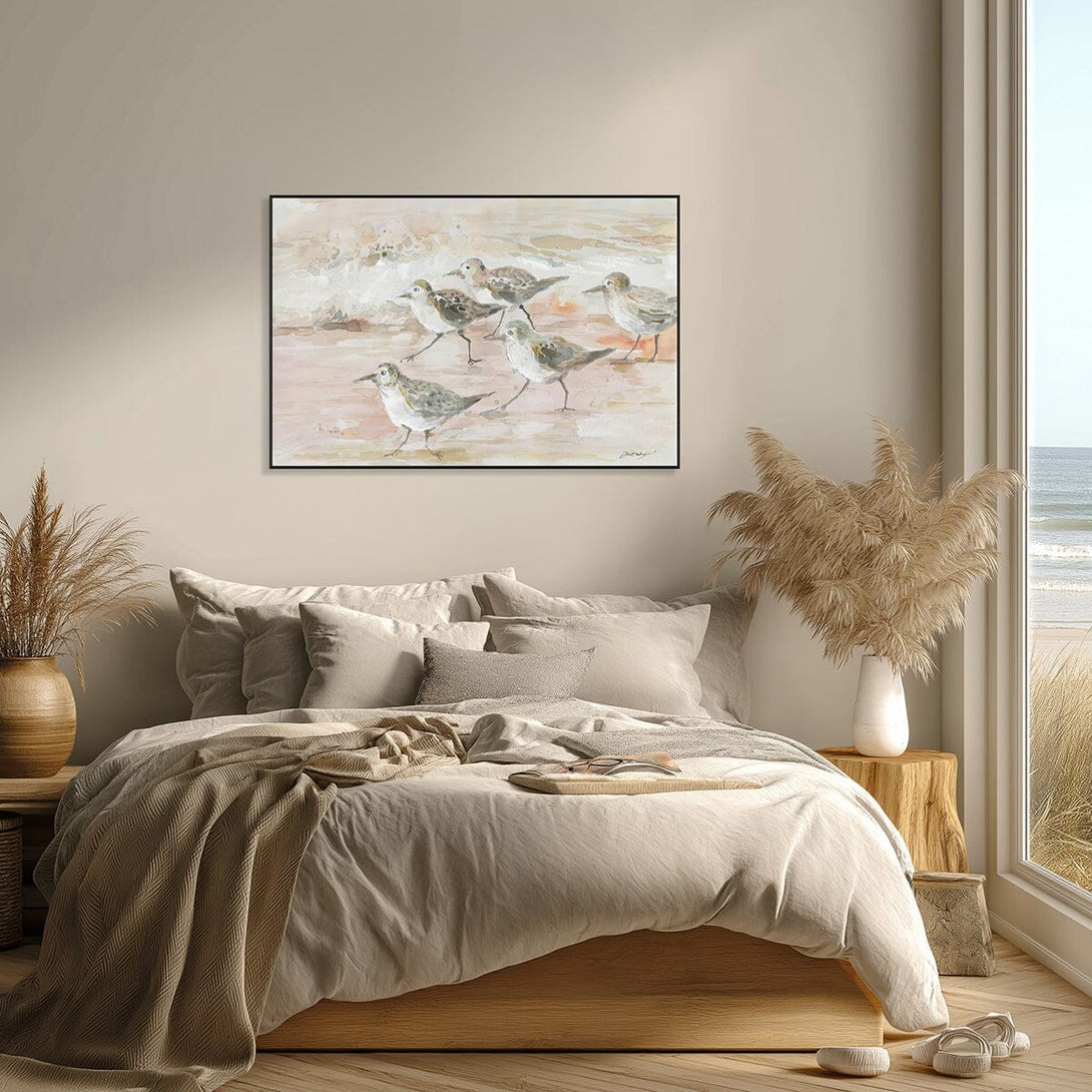Shoreline Chase - Watercolor Birds Painting#M5752 Painting artwepaint 