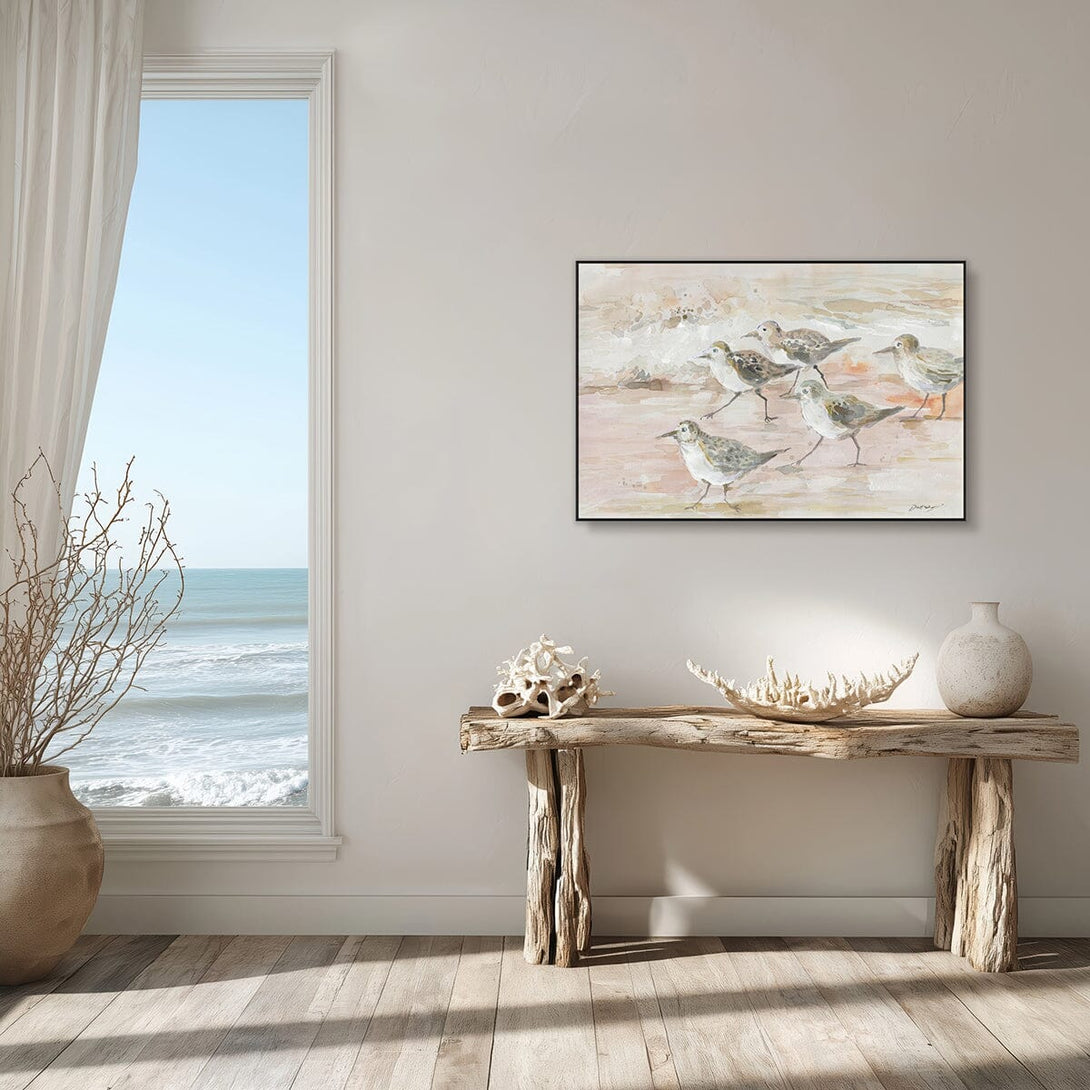Shoreline Chase - Watercolor Birds Painting#M5752 Painting artwepaint 