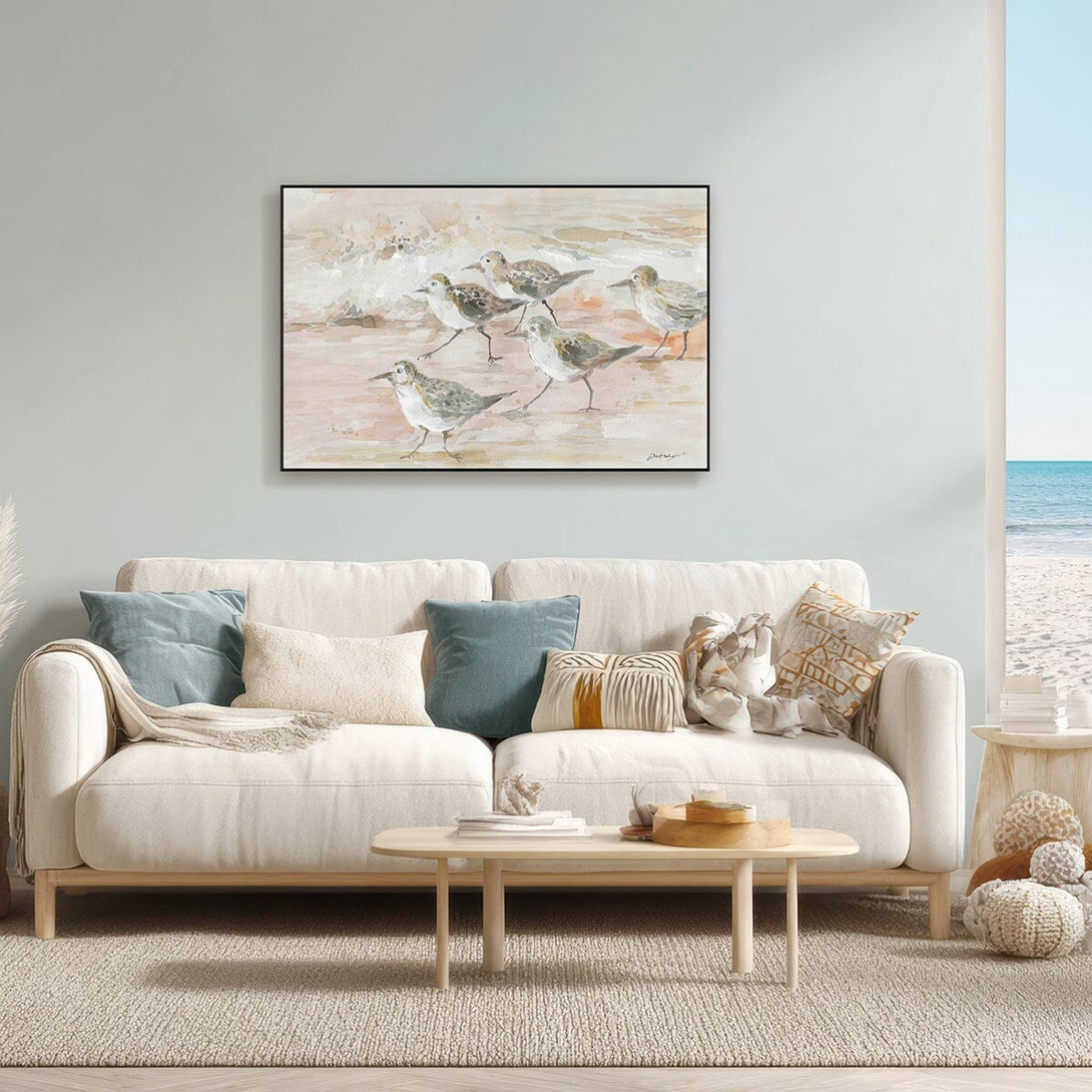 Shoreline Chase - Watercolor Birds Painting#M5752 Painting artwepaint 