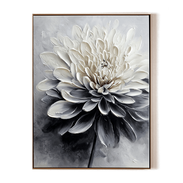 Silent Grace – White Bloom Abstract Painting #awp16 Painting artwepaint 