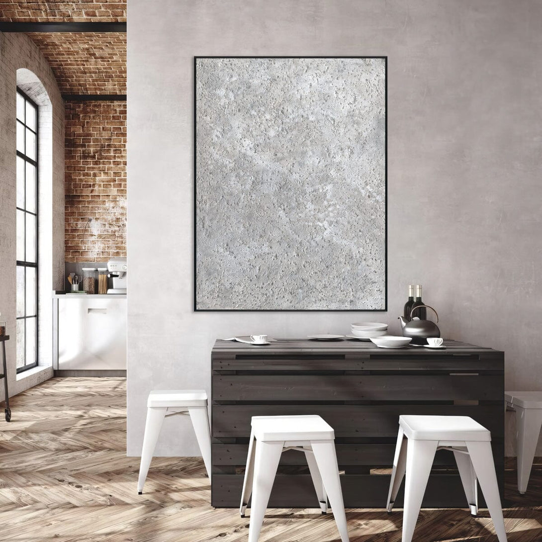 Silent Grey - Concrete Texture Abstract #J4111 Painting artwepaint 