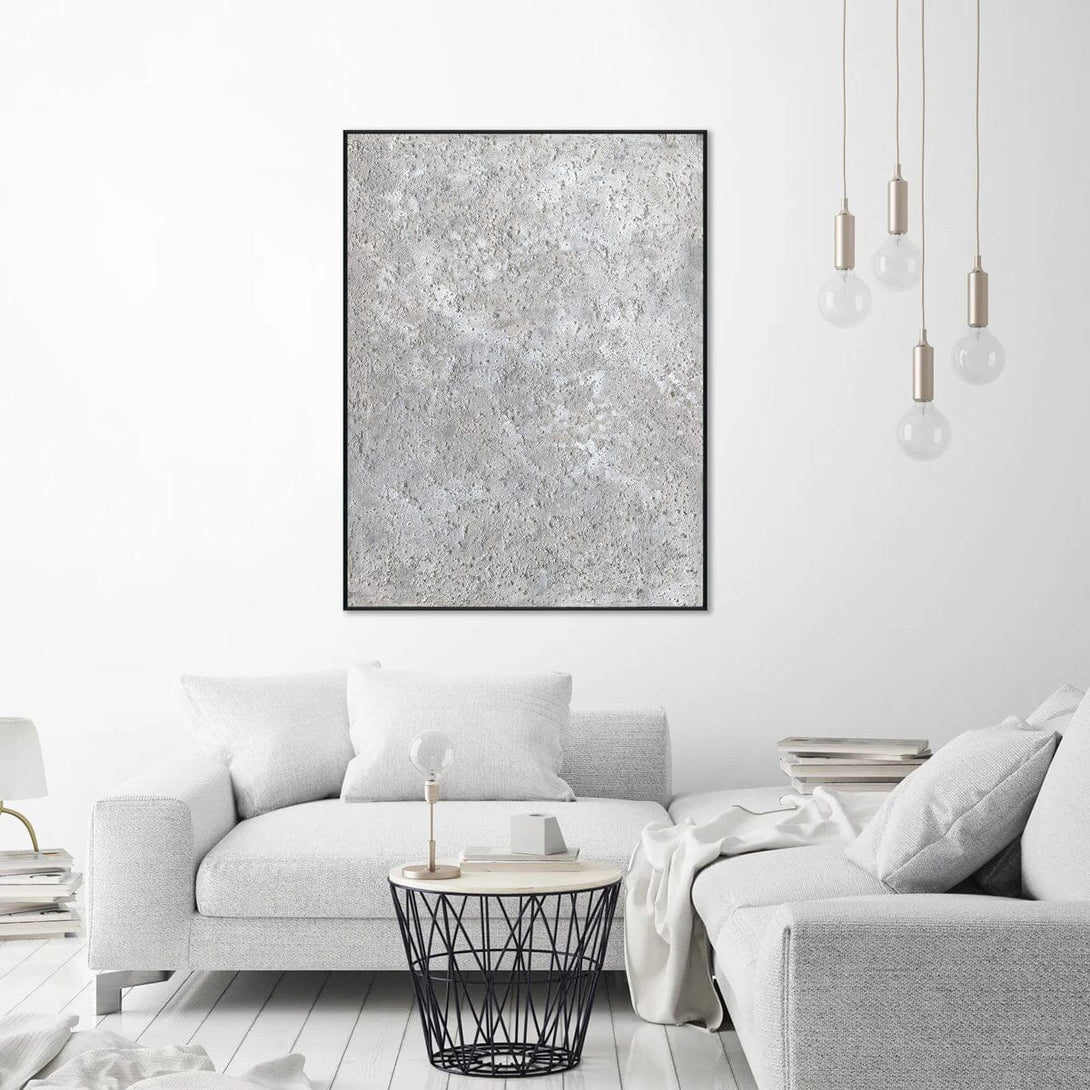 Silent Grey - Concrete Texture Abstract #J4111 Painting artwepaint 