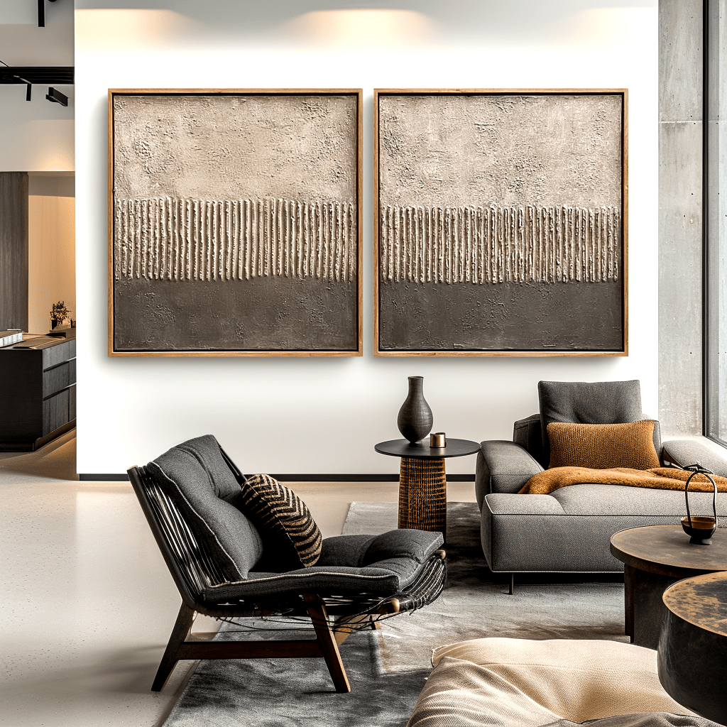 Silent Layers – Wabi-Sabi Beige Texture Set #awp75 Painting artwepaint 