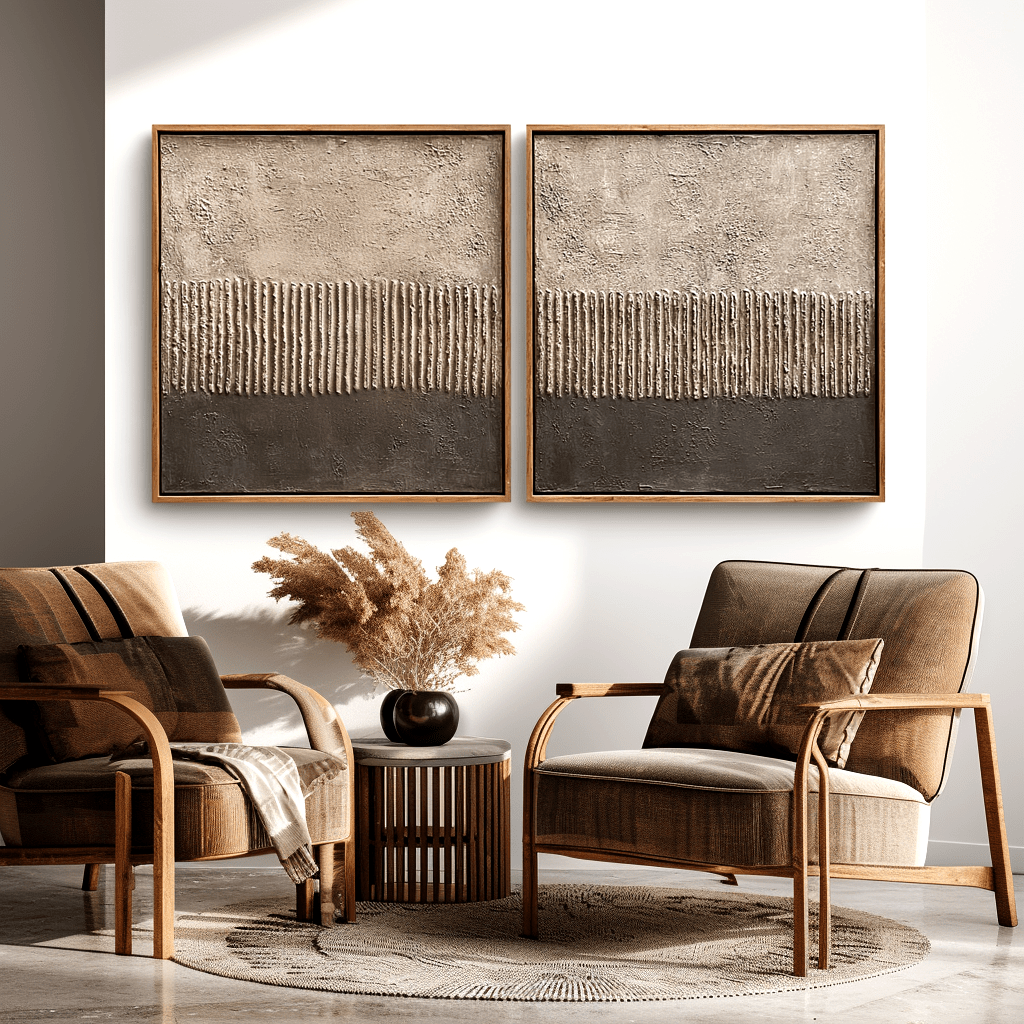 Silent Layers – Wabi-Sabi Beige Texture Set #awp75 Painting artwepaint 