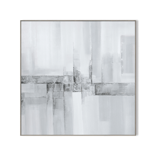 Silent Reflections - Grey Abstract Painting #J4685 Painting artwepaint 