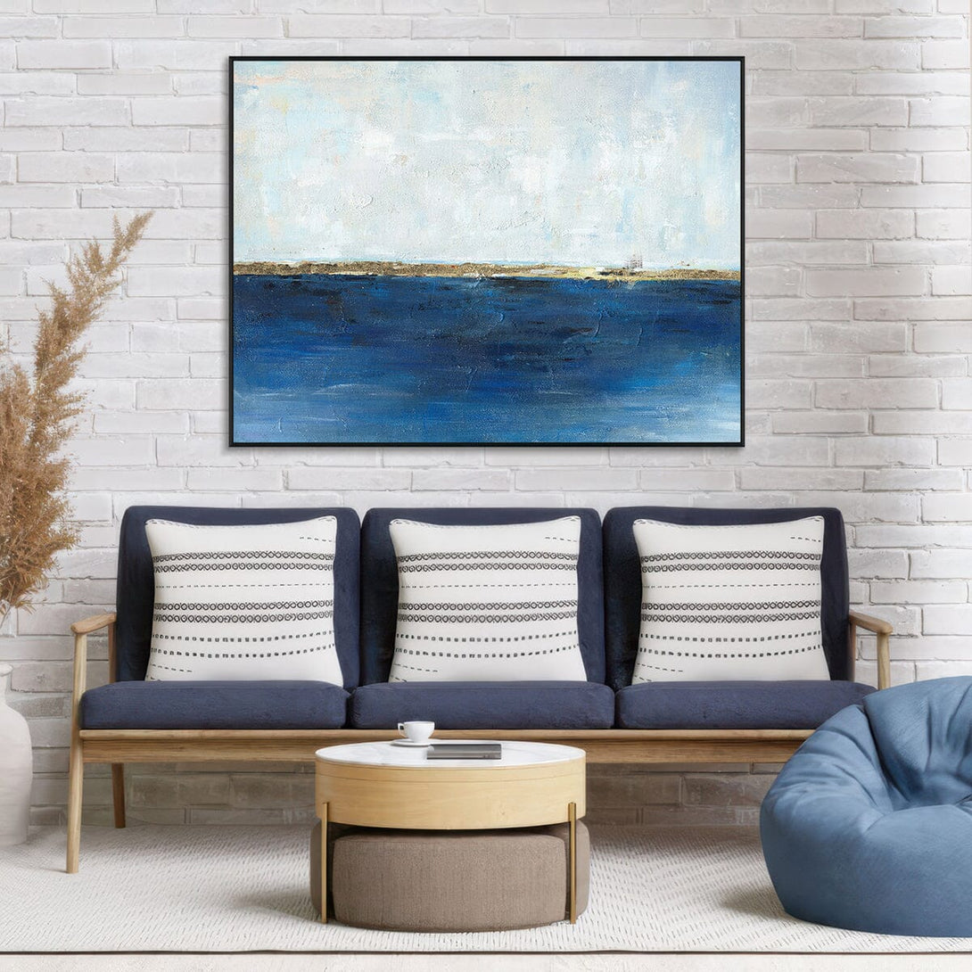 Silent Shore-Blue Horizon Painting #I2609 Painting artwepaint 